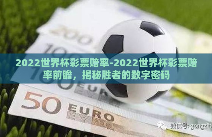 2022世界杯彩票赔率-2022世界杯彩票赔率前瞻，揭秘胜者的数字密码