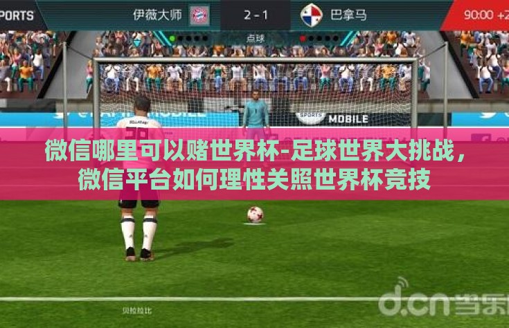 微信哪里可以赌世界杯-足球世界大挑战，微信平台如何理性关照世界杯竞技