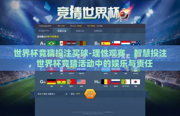 世界杯竞猜投注买球-理性观赛，智慧投注，世界杯竞猜活动中的娱乐与责任