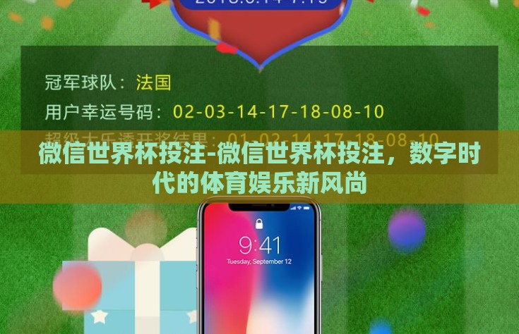 微信世界杯投注-微信世界杯投注，数字时代的体育娱乐新风尚
