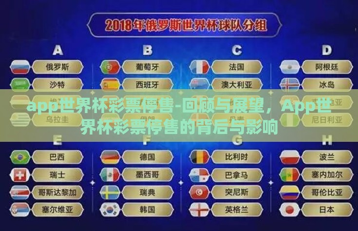 app世界杯彩票停售-回顾与展望，App世界杯彩票停售的背后与影响