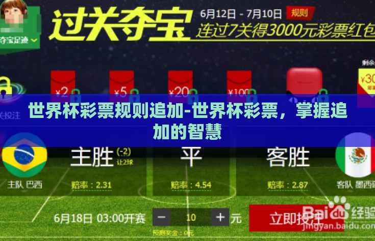 世界杯彩票规则追加-世界杯彩票，掌握追加的智慧