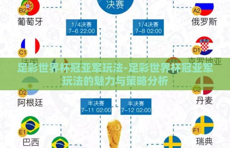 足彩世界杯冠亚军玩法-足彩世界杯冠亚军玩法的魅力与策略分析