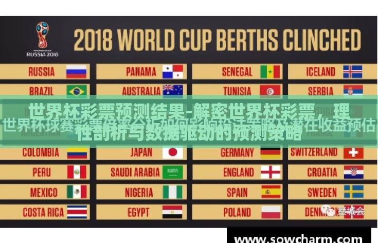 世界杯彩票预测结果-解密世界杯彩票，理性剖析与数据驱动的预测策略