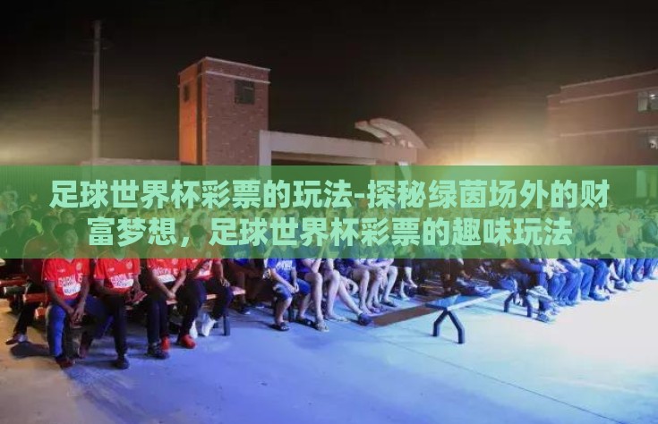 足球世界杯彩票的玩法-探秘绿茵场外的财富梦想，足球世界杯彩票的趣味玩法