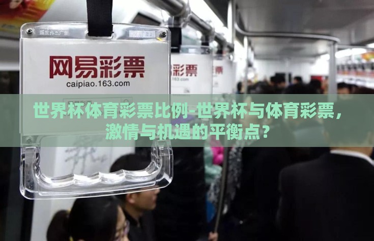 世界杯体育彩票比例-世界杯与体育彩票，激情与机遇的平衡点？