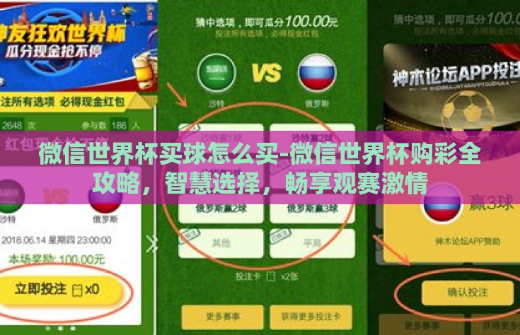 微信世界杯买球怎么买-微信世界杯购彩全攻略，智慧选择，畅享观赛激情