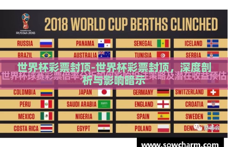 世界杯彩票封顶-世界杯彩票封顶，深度剖析与影响暗示