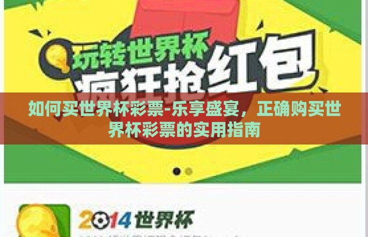 如何买世界杯彩票-乐享盛宴，正确购买世界杯彩票的实用指南