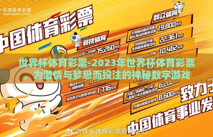 世界杯体育彩票-2023年世界杯体育彩票，为激情与梦想而投注的神秘数字游戏